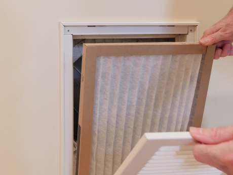 replacing home hvac air filter